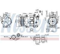 Nissens Compresseur de climatisation 890606