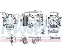 NISSENS 890780 Compresseur de climatisation