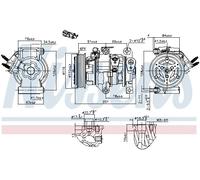NISSENS 891007 Compresseur de climatisation