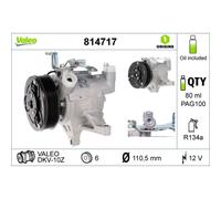 Compresseur de climatisation VALEO 814717