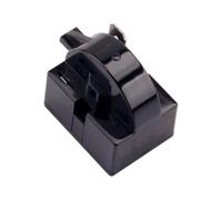 Compresseur de démarrage de rechange avec noir, 1 broche 15 ohm | Pièce de rechange pour réfrigérateur et équipement de refroidissement avec dispositif de démarrage de compresseur