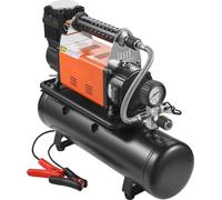 Compresseur de pompe à air portable Réservoir 6L - Gonfleur de pneus 6,35CFM 150PSI - Compresseur d'air puissant - idéal pour les voitures et les motos