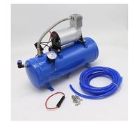 Compresseur de pompe de gonflage de pneu à air 12 V de 120 psi à 150 psi avec réservoir de 6 L for pneu de camion de train de klaxon à air avec tuyau de 500 cm/16,4 pieds Pour le bricolage