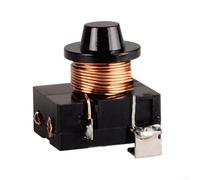 Compresseur de réfrigérateur à insert unique pour relais pour systèmes de refroidissement HP 1/2 1/4 1/6 1/5 - 24 x 30 mm - Marteau en plastique noir compatible (1/5 HP 150 W)