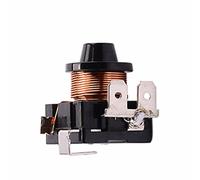 Compresseur de réfrigérateur pour relais, 1/4 CV 180 W, relais de courant à 3 broches, dispositif de démarrage de rechange pour réfrigérateur et congélateur, accessoires de réparation, noir