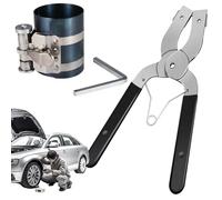 Compresseur De Segment De Piston - d'Installation de Segments de Piston en Acier pour Réparation Moteur Automobile - Fournitures d'Entretien Auto Réglables avec Pince pour Véhicules Utilitaires