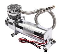 Compresseur de suspension à air robuste 200 PSI 3/8 NPT - Kit de compresseur d'air 12 V pour klaxon de train/pompe de suspension à air - Compresseur à air robuste