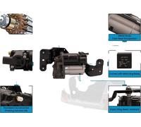 Compresseur de suspension pneumatique, Pression d'air maximale 290 psi, Remplacement direct, Pièces de rechange haute performance