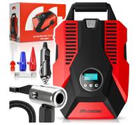 Compresseur de voiture 12V 230V, pompe à air portable pour roue, lampe torche, DC TurboAir100
