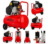 Compresseur d'huile mobile 50 L | Kraft&Dele