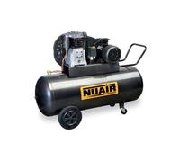 Nuair - Compresseur entrainé par courroie 200 Litres 3CV Monophasé 10 bars Lubrifié - B3800B/200CM3
