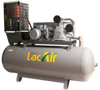 Compresseur fixe atelier tricylindre 500 l 12 bar 7,5 cv LACME Fixair 40/500t-sc - 465250