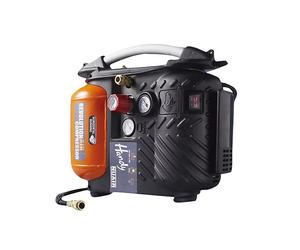 Compresseur HANDY 5L 1.5 HP + tuyau + soufflette + poignée de gonflage homologuée + 3 embouts de gonflage - REVOLUTIONAIR - 425022