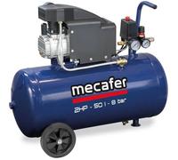 Compresseur - MECAFER - 425794 - Bleu - 50 L - 2 HP - 8 Bar