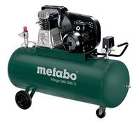 Compresseur - METABO - Mega 580-200 D - 3 kW - 11 bar - 200 l - Silencieux