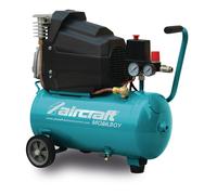 Compresseur mobile à huile cuve 24 L 1,8 kW / 2,45 Ch 265 L/min 10 bars 230V Aircraft MOBILBOY 261/24T E