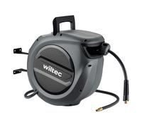 Compresseur mural tuyau extractible automatique sur enrouleur 20m 17bar