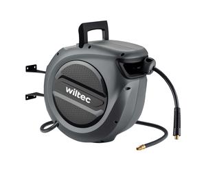 Compresseur mural tuyau extractible automatique sur enrouleur 20m 17bar