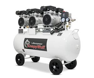 compresseur pneumatique Kompresseur 100L très calme 69dB Blanc