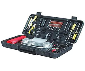 Compresseur PNI CPA700 double piston et kit de réparation de pneus