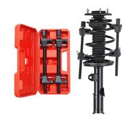 VEVOR Compresseur Ressort Amortisseur pour Voiture 2PCs, Outil de Compression de Jambe de Force Pression 1,2 T, Tendeur de Ressort Hélicoïdaux avec Portée de 265 mm, Adapté aux VUS, Camions, Voitures