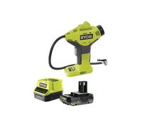 Compresseur RYOBI 18V One Plus - 1 Batterie 2 0Ah - Chargeur rapide - R18PI-120GJ