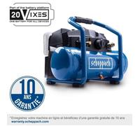 Compresseur sans fil avec starterkit 2Ah + batterie 2Ah C-ACT160/6-X - Set 2.5 - SCHEPPACH