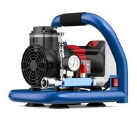 Compresseur sans fil compatible avec batterie Makita 18 V, portable silencieux, sans huile, pression maximale 8 bar, capacité de bouteille de gaz 1,5 l