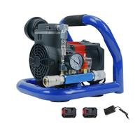 Compresseur Sans fil, Compresseur d'air Portable Pression Maximale 8 Bar, Capacité de Bouteille de Gaz de 1,5 L, Gonflage Rapide pour Outils Pneumatiques, Inclus Batterie e Chargeur