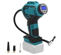 Compresseur sans fil pour Makita 18 V batterie - Compresseur d'air sans fil - Pompe à air électrique pour vélo/voiture/ballon - 130 PSI - Arrêt automatique - Lampe LED (livré sans batterie et sans