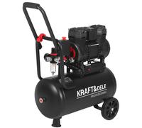 Compresseur Sans Huile 24L 1450W 249L/min 8 Bar Silencieux 70dB Pour Ateliers