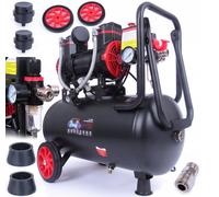Compresseur SANS Huile 24L 2 Cylindres, 2 Pompes, 230V, Séparateur - KD1390