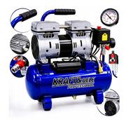 Compresseur Sans Huile 9L Appareil D’Air Comprimé Silencieux 230V Compact