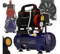 Compresseur Sans Huile 9L Compresseur D'Air 1200W 8bar Air Comprimé Mobile
