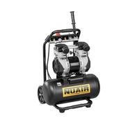 Compresseur sans huile - NuAir - 24L - 8 bar - Silencieux 59dB - 2 cylindres - 240 l/min aspiration