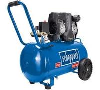 Scheppach Compresseur Bicylindre Super Silencieux HC51Si | 60 dB(A) | Cuve de 50L | 8bar | Sans huile et faible entretien | Admission d'air 300 l/min | 1500W | 2 Manomètres & Raccords Rapides