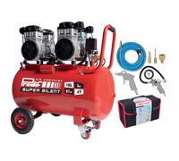 Compresseur silencieux 100L 3CV PRODIF Super Silent SIL1003 PRODIF + Kit 6 accessoires raccords rapides PRODIF