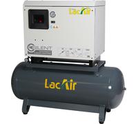 Compresseur silencieux 5,5 cv 10 bar 35,9 m³/h LACME Silent c36/270 d bicylindre en ligne biétagé - 464805
