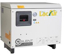 Compresseur silencieux 5,5 cv 10 bar 35,9 m³/h LACME Silent c36 d bicylindre en ligne biétagé - 464800