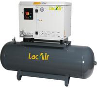 Compresseur silencieux 500 l 10 cv 64,2 m³/h LACME Silent c64/500 d bicylindre en ligne biétagé - 464910