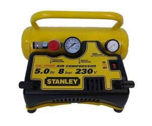 Compresseur - Stanley - DN55/8/5 - Capacité 5L - Alimentation filaire - Pneumatique