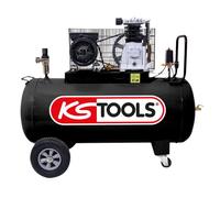 Compresseur sur cuve 200 L - 10 bar - 3 CV -220 V Mono - KS TOOLS - 165.0805