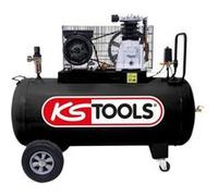 Compresseur sur cuve 200 L KS TOOLS 10 bar - 3 CV - 220 V Mono - 165.0805 G