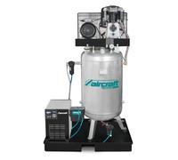 Compresseur vertical 5,5 kW / 7,5 Ch 400 V 10 bars 850 l/min 270 litres cuve - performance et traitement d'air complet en un minimum d'espace Aircraft AIRPR 853/270/10VKK