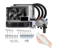 Compresseurs Pour Voitures Fourgonnettes Street Rod Hot Classic Climatiseur Compresseur Climatisation Électrique Universel Pour Automobile 12V 24V(Cool and Heat 12v)