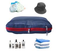 Compression Bags Travel, 14-Inch Clothes Storage Organizer, Waterproof Double-Sided Space-Saving Packing Pouch for Airplane, Cruise, Trip, Moving, Vacation, and Luggage Organization