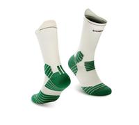 Compression Chaussettes Running Homme Femme 2Paires, Chaussettes de Contention Mi-mollet, Chaussette Randonnée Sport, Respirable et Anti Ampoule, Support de Voûte pour Course à Pied, Trail, Cyclisme