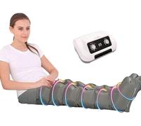 Compression D’air Pressothérapie Portable Enveloppements De Jambe Masseur Circulation Soins De Santé Pied Drainage Lymphatique Machine Masseur à Pression D’air pour Se Détendre Perdre du Po