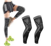 Compression de Jambe complète Flytex, Manchon de Compression de Jambe complète Flytex, Manchons de Compression Flytex pour Genoux et Jambes (1 Pairs,L)