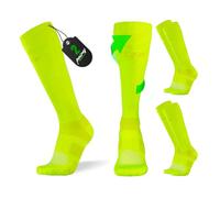 COMPRESSION FOR ATHLETES Chaussettes de Contention Femme et Homme de Haute Qualité, Soutien de La Cheville et de La Voûte Plantaire, Chaussettes de Contention Homme et Femme fabriquées dans l'UE, M